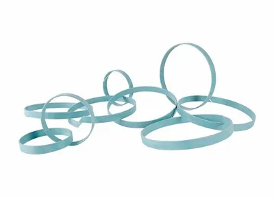 Cincin Panduan Resin Polyester Turquoise